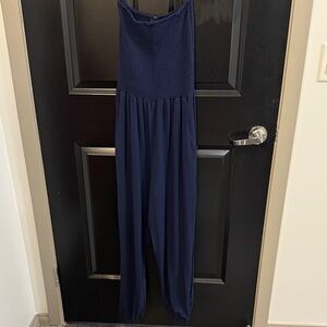 Tube top Navy Blue Jumpsuit/ Romper